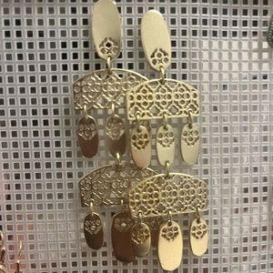 Kendra Scott earrings in gold